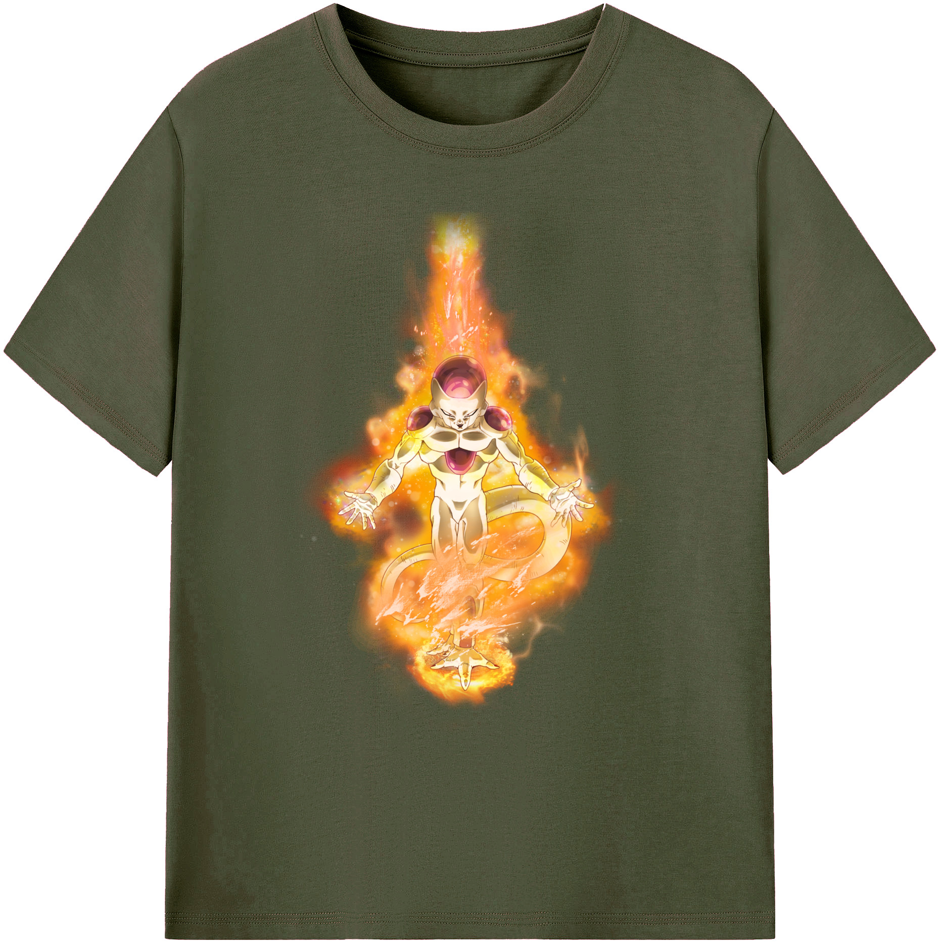 （画像用） ドラゴンボール フリーザ DRAGON BALL Frieza 綿100％ メンズ半袖Tシャツ｜肌触りやわらか＆通気性